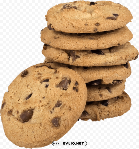 cookies stacked HighResolution Isolated PNG Image