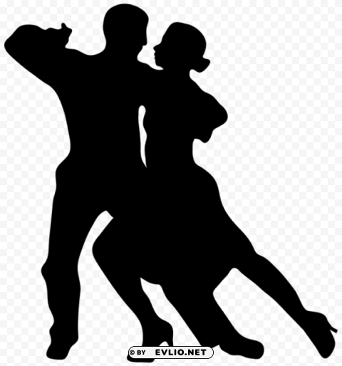 dancing couple silhouette PNG images with transparent canvas assortment