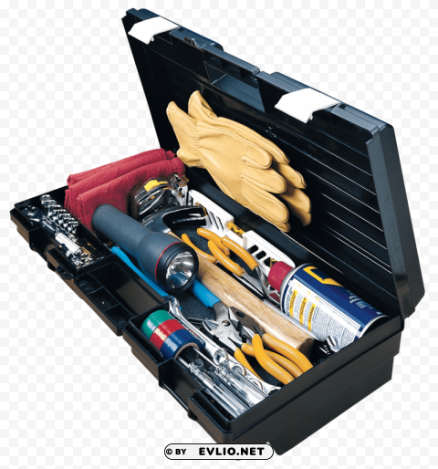 Toolbox open Isolated Artwork in Transparent PNG