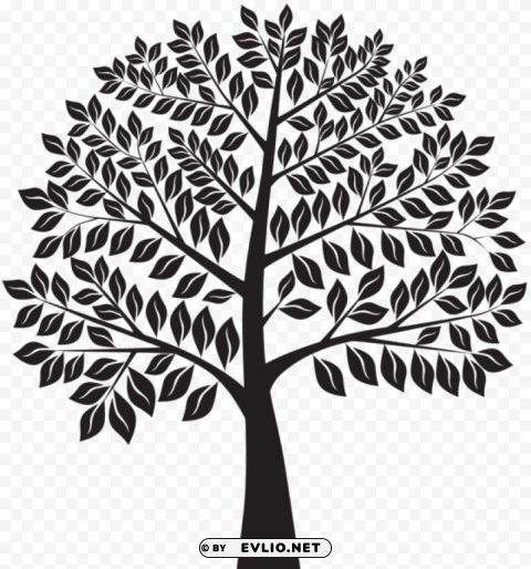 Transparent tree silhouette PNG Graphic with Clear Isolation PNG Image - ID cc220dea