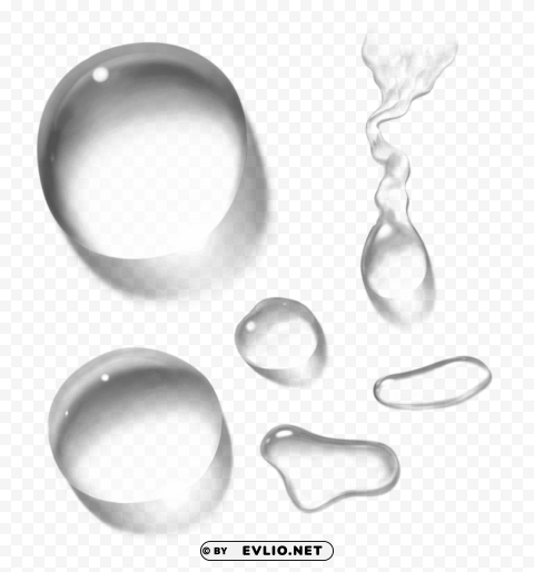 water drops PNG files with no backdrop pack
