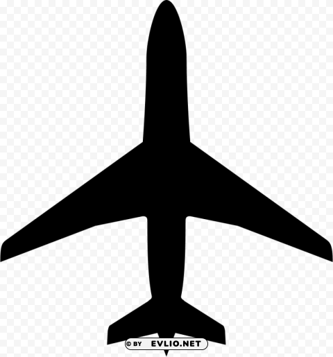 airplane silhouette hd Isolated Object on HighQuality Transparent PNG