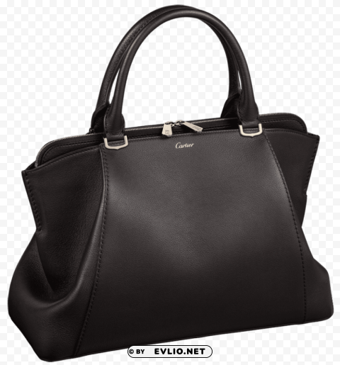 black handbag cartier PNG images for merchandise