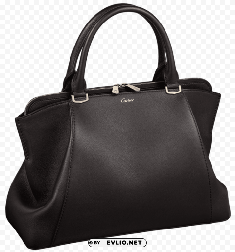 black handbag cartier PNG images for merchandise clipart png photo - 7aace912