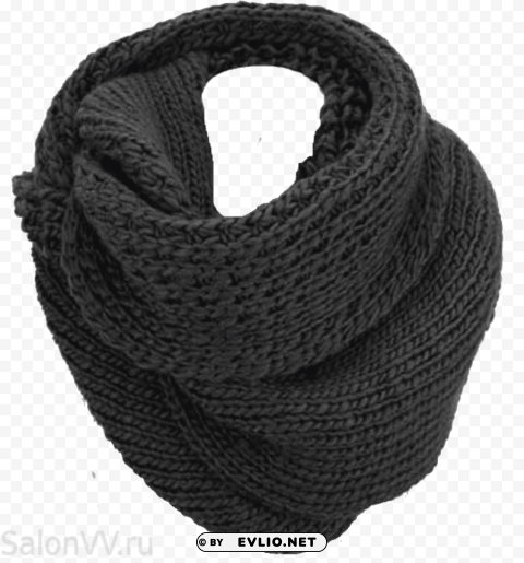 black scarf PNG transparent backgrounds