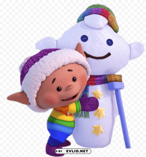 cloudbabies snowman Isolated Element with Transparent PNG Background