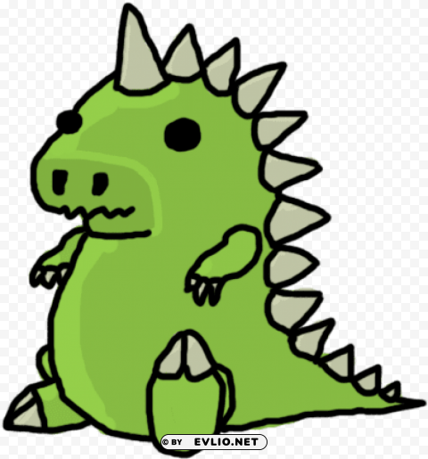 godzilla cute PNG images with clear backgrounds