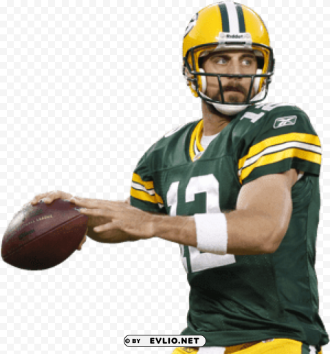 green bay packers player ball PNG clipart with transparent background