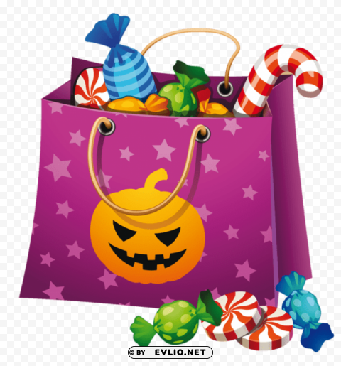 halloween candy bag PNG photo png images background -  image ID is 2e945101