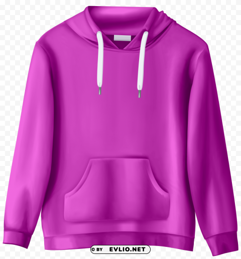 pink sweatshirt PNG Image Isolated with Clear Transparency