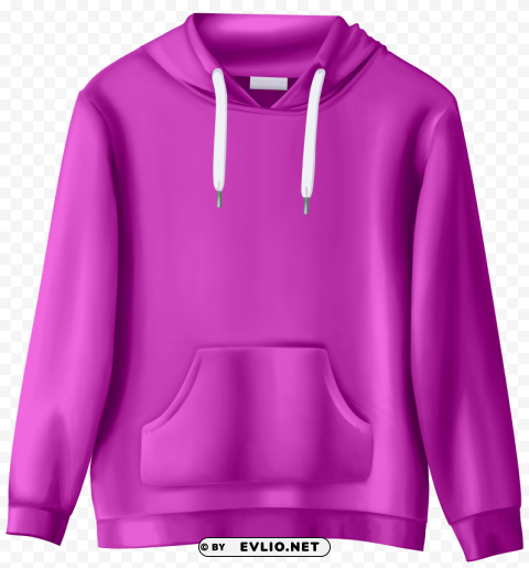 Pink Sweatshirt PNG Image Isolated With Clear Transparency