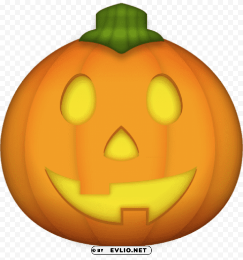 pumpkin emoji HighQuality Transparent PNG Isolation