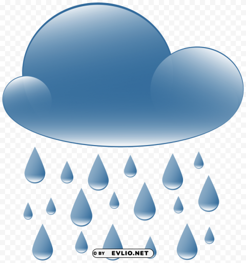rain cloud weather icon PNG graphics with transparency