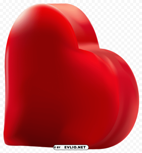 red heart transparent Isolated Character in Clear Background PNG png - Free PNG Images - e4e67cd2