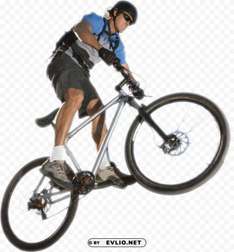 mountain biking Transparent Background PNG Isolated Art