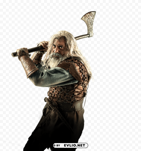 northmen viking PNG with clear overlay