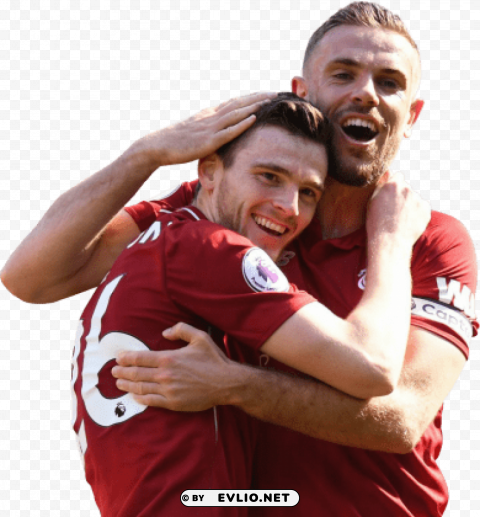 andrew robertson & jordan henderson Isolated Element in HighQuality PNG