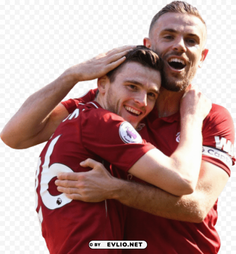 Download andrew robertson & jordan henderson Isolated Element in HighQuality PNG png images background ID fa22c3a3