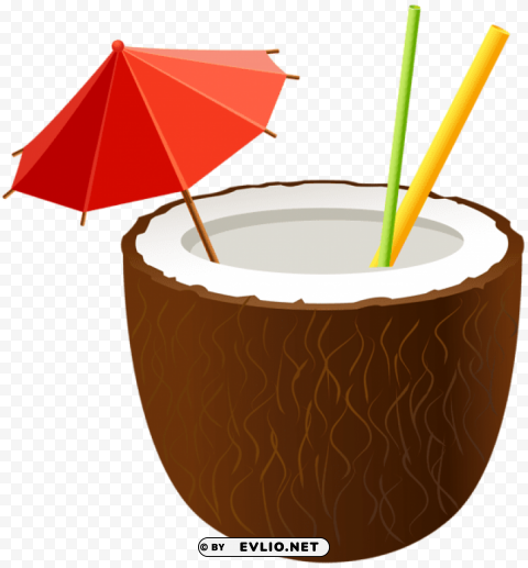coconut cocktail PNG images with no watermark