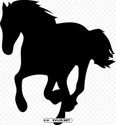 black horse Transparent PNG vectors