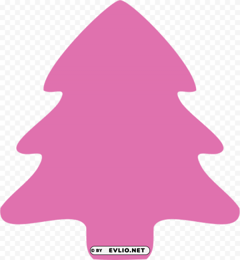 watercolor christmas tree clipart - pink christmas tree clipart PNG free download transparent background