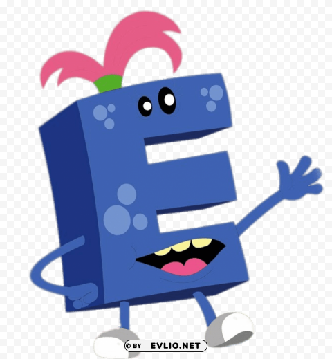 abc monster e Isolated Icon in HighQuality Transparent PNG