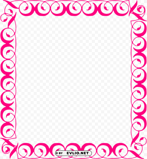 fuchsia border frame PNG images with alpha channel diverse selection