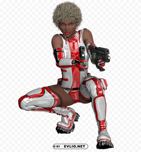 sci fi warrior PNG photo