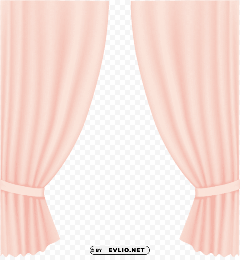 transparent curtain peach PNG pictures with alpha transparency