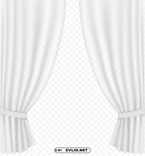 transparent curtain white PNG pics with alpha channel