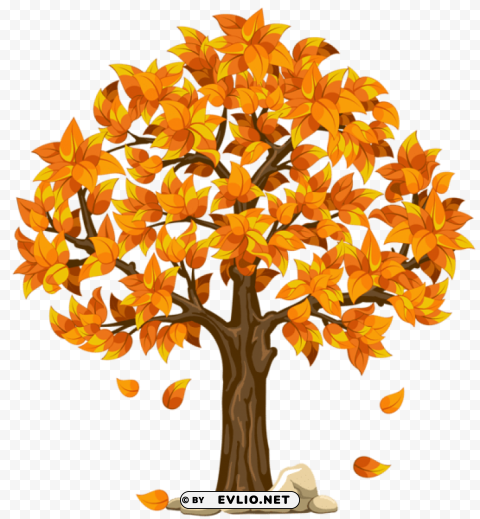  fall orangepicture Transparent Background Isolated PNG Illustration
