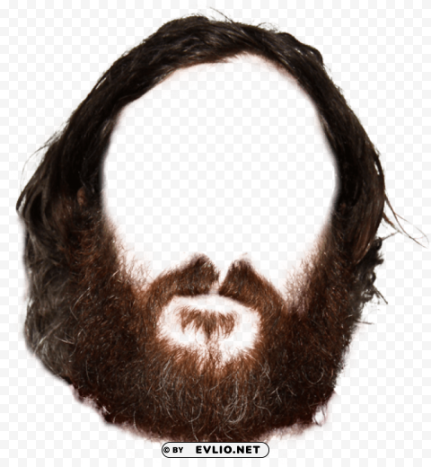Transparent background PNG image of beard and moustache Alpha PNGs - Image ID e670c208