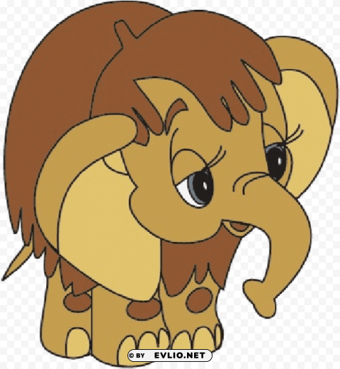 brown baby elephant Clean Background PNG Isolated Art