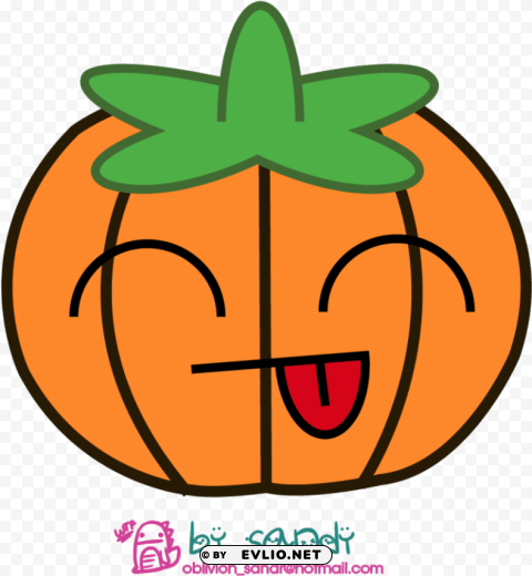 kawaii pumpkin Isolated Element in HighResolution Transparent PNG PNG transparent with Clear Background ID 285748a3