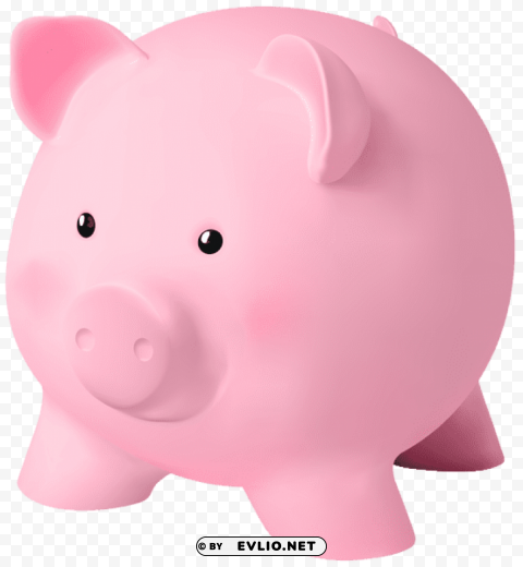 piggy bank PNG Graphic with Transparent Isolation