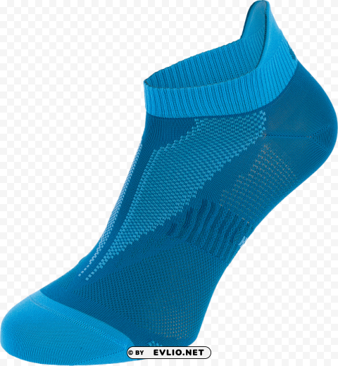 socks blue PNG with no background free download