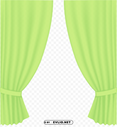 transparent curtain chartreuse PNG pictures with no background