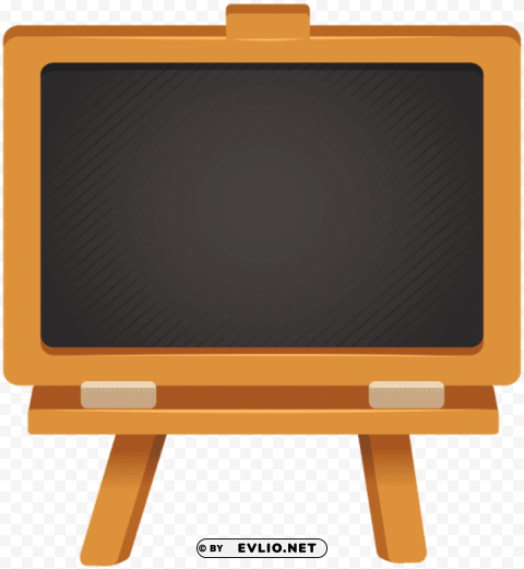 blackboard Isolated Element with Transparent PNG Background