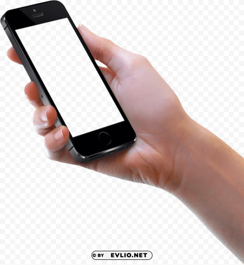mobile in hand Clean Background PNG Isolated Art PNG transparent with Clear Background ID 66528bea