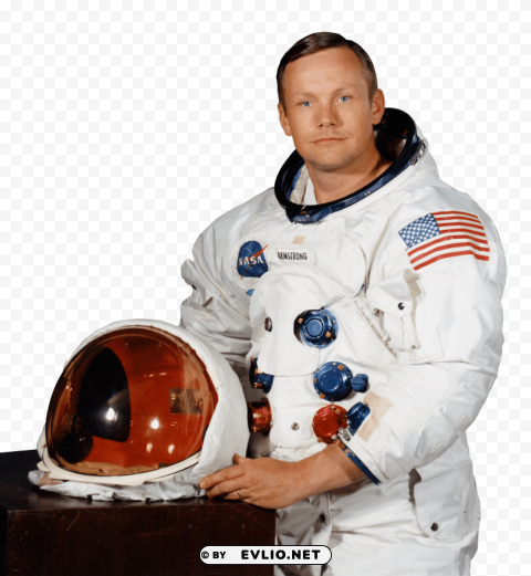 neil armstrong with helmet PNG pictures without background