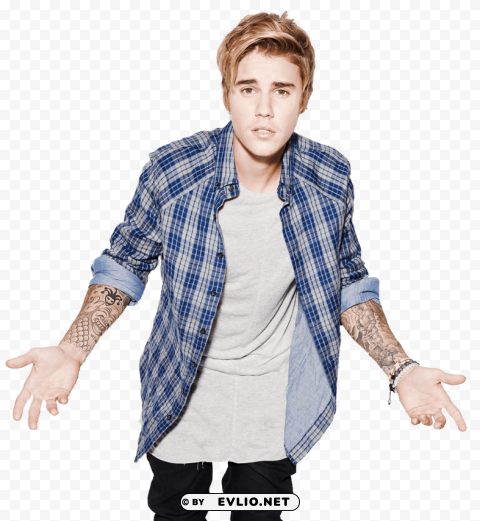 what justin bieber Clean Background Isolated PNG Object