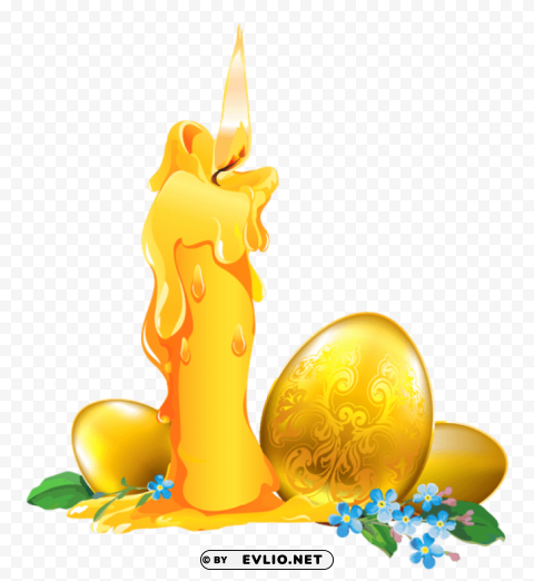 easter golden egg decoration Clear PNG pictures free