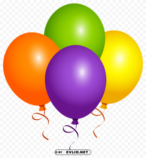 large balloons PNG images with transparent layer
