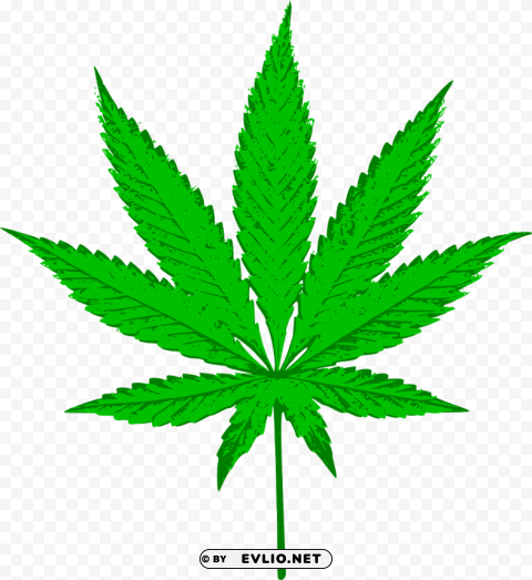 cannabis Transparent Background Isolated PNG Design Element