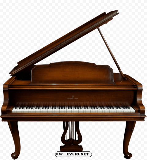 piano Clear Background PNG Isolated Element Detail