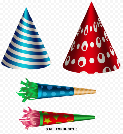 Birthday Party Set Transparent PNG Images Bundle