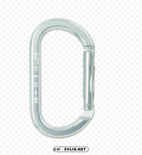 carabiner PNG clipart with transparent background