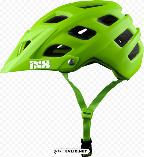 Ixs Trail Rs Helmet Green PNG Image Isolated With High Clarity