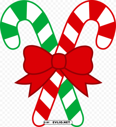 red and green christmascandy cane Transparent PNG image free