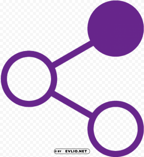 símbolo de compartir en redes Transparent Background Isolated PNG Item